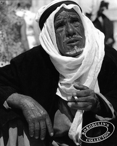 Lev Borodulin. Israel photos. Arabian man. 1988 