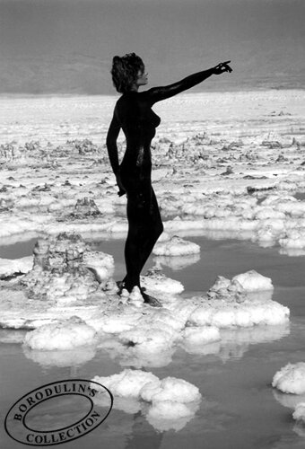 Lev Borodulin. Israel images. The Dead Sea. Lot`s wife.1985