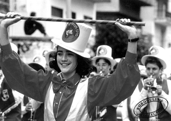 Lev Borodulin. Israel. Purim celebrations. Tel-Aviv. 1984 